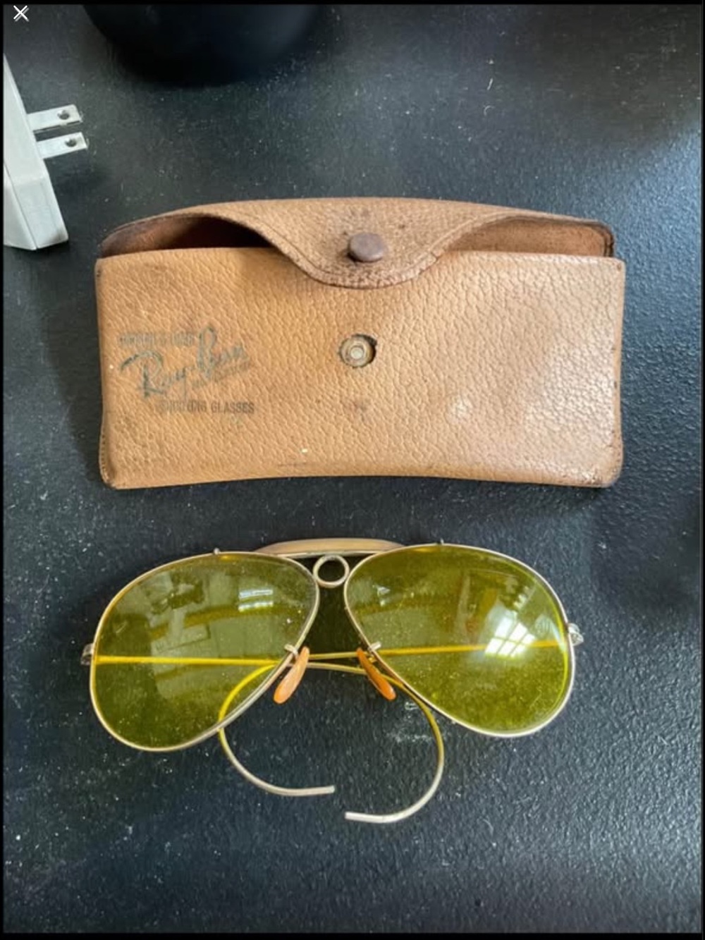 1960-70s VTG RAY-BAN SHOOTING GLASSES